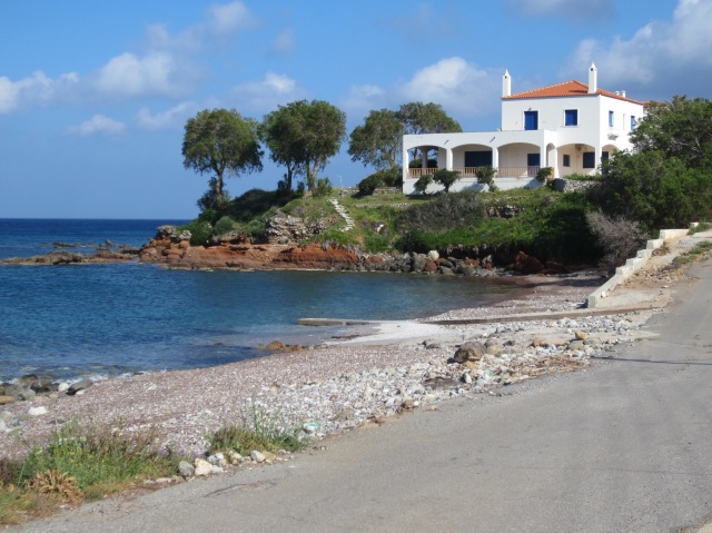 Good digs at the end of Agia Pelagia beach northern Kythera. 