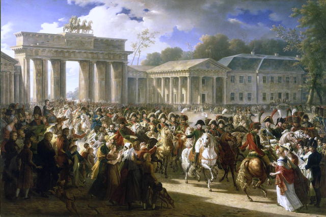 Napoleon and the gate. Credit Charles Maynier via Wikipedia. 